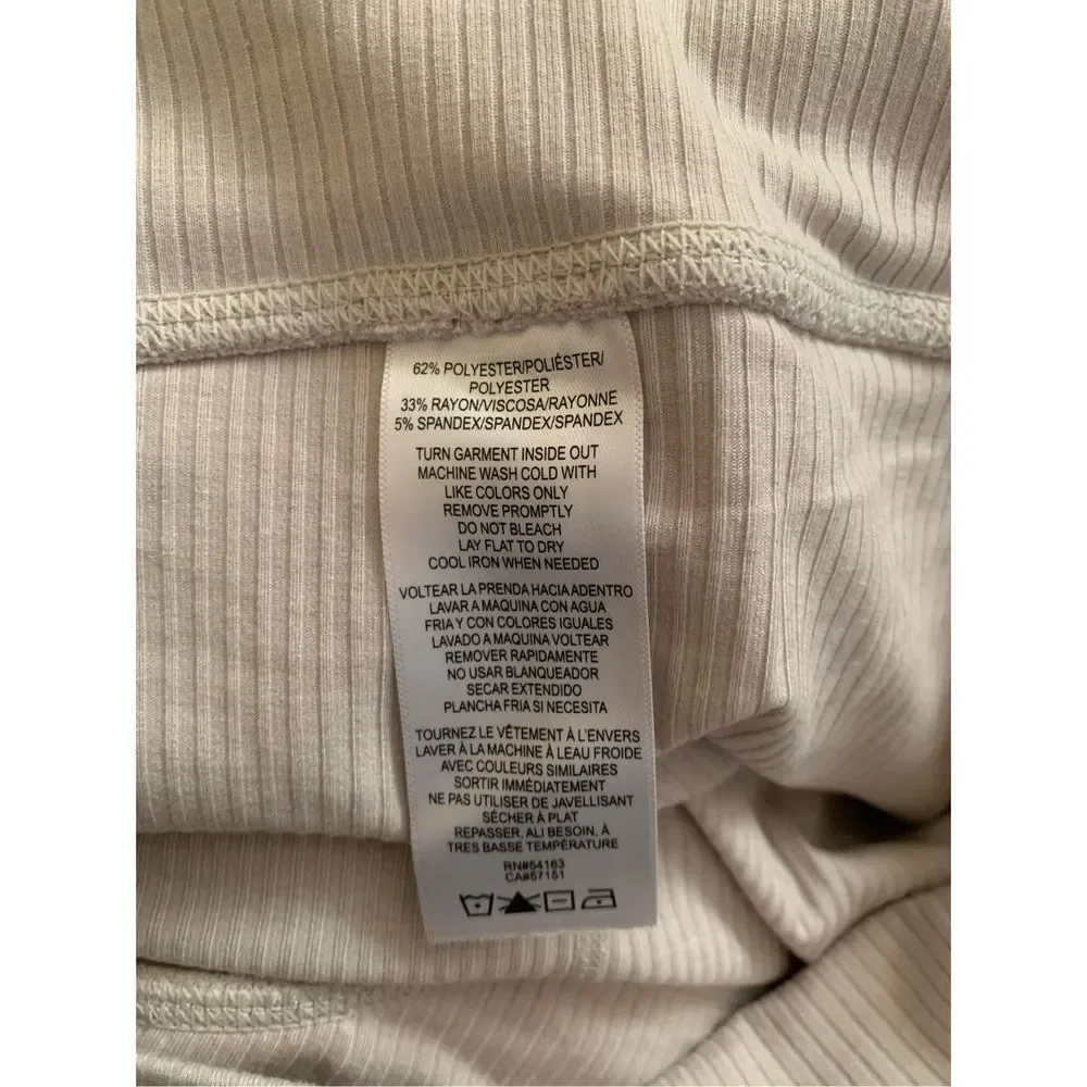 Calvin Klein, Skort/Skirt/Shorts, Off White Almost Tan, Large, NWT.
